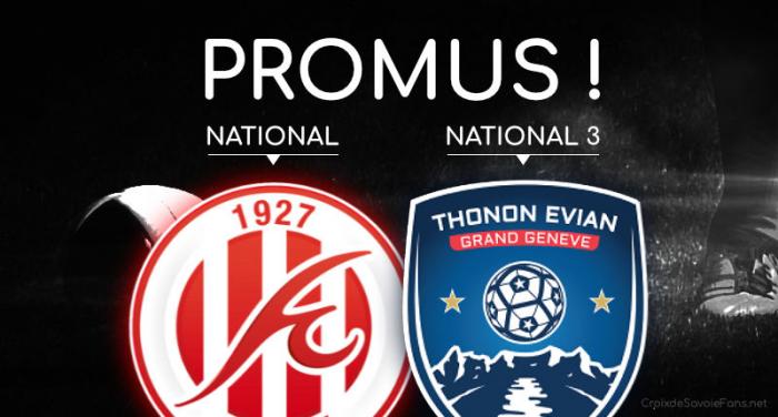 Annecy et Thonon-Evian promus !