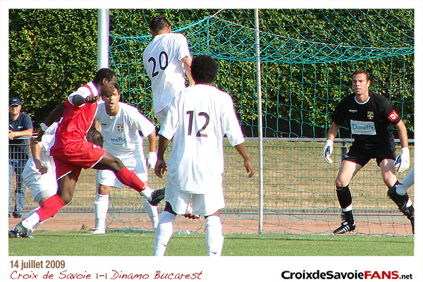 Djakaridja Koné (Bucarest) contre les Croix de Savoie (eTG FC)